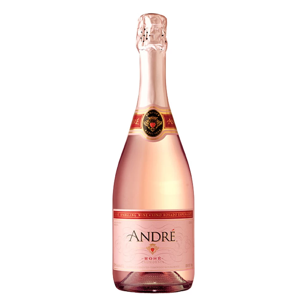 Vino Espumoso Andre Rosado 750 ml. 1 Vino Espumoso Andre Rosado 750 ml.