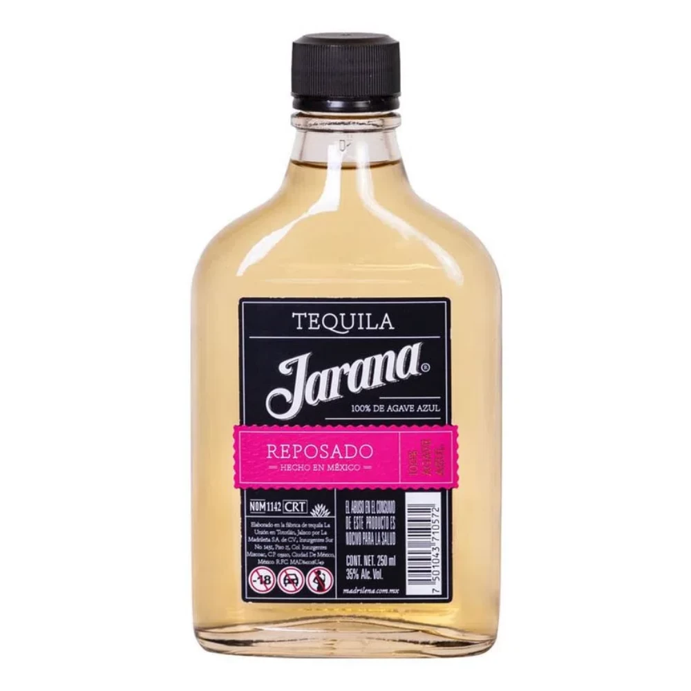 Tequila Jarana Reposado 250 ml. 1 Tequila Jarana Reposado 250 ml.