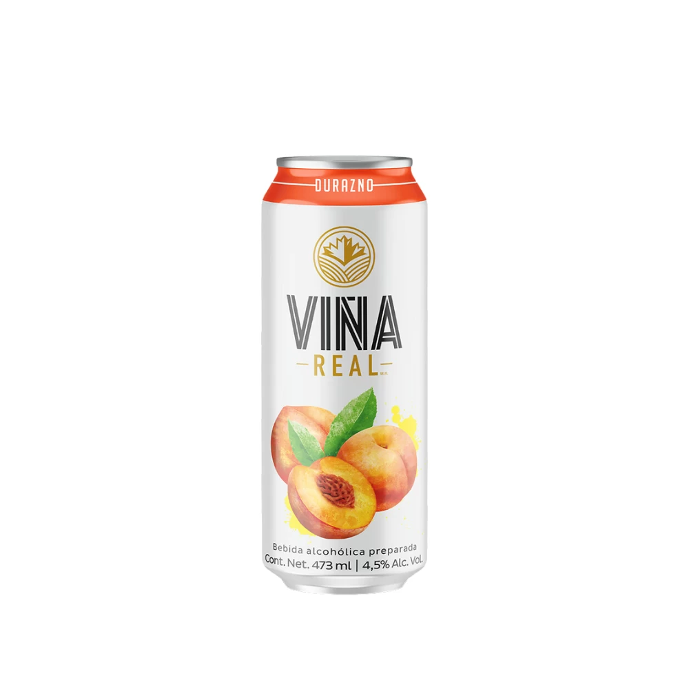 Viña Real Durazno Lata 473 ml. 1 Viña Real Durazno Lata 473 ml.