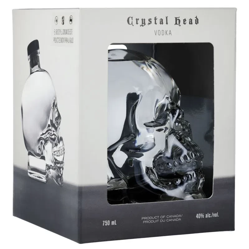 Vodka Crystal Head 750 ml. 2 Vodka Crystal Head 750 ml.