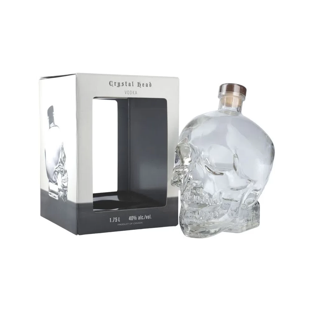 Vodka Crystal Head 1750 ml. 2 Vodka Crystal Head 1750 ml.