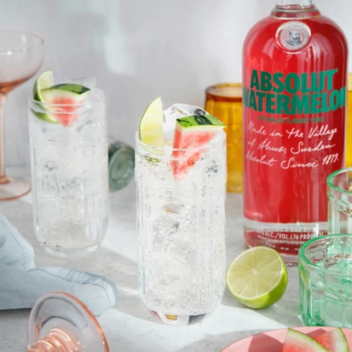 Vodka Absolut Watermelon 750 ml. 3 Vodka Absolut Watermelon 750 ml.