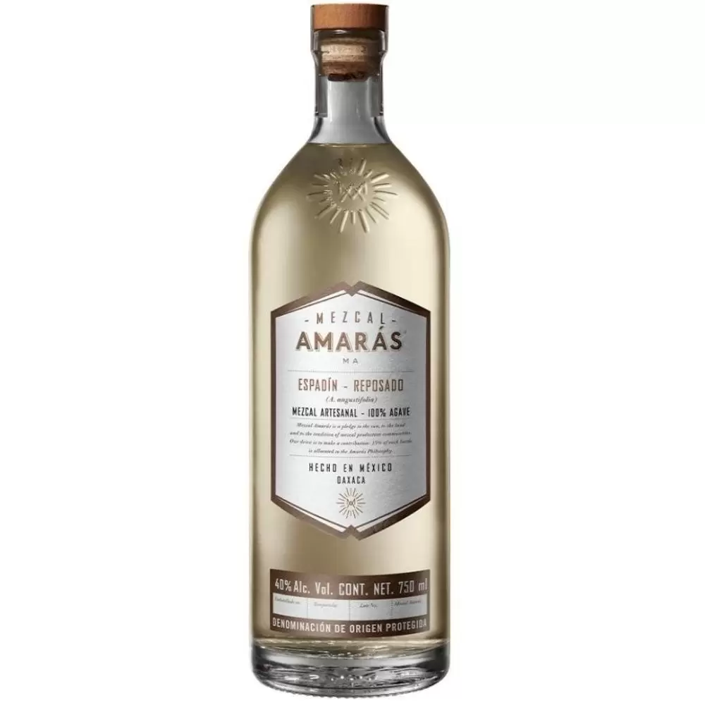 Mezcal Amaras Reposado 750 ml. 1 Mezcal Amarás Reposado 750 ml.