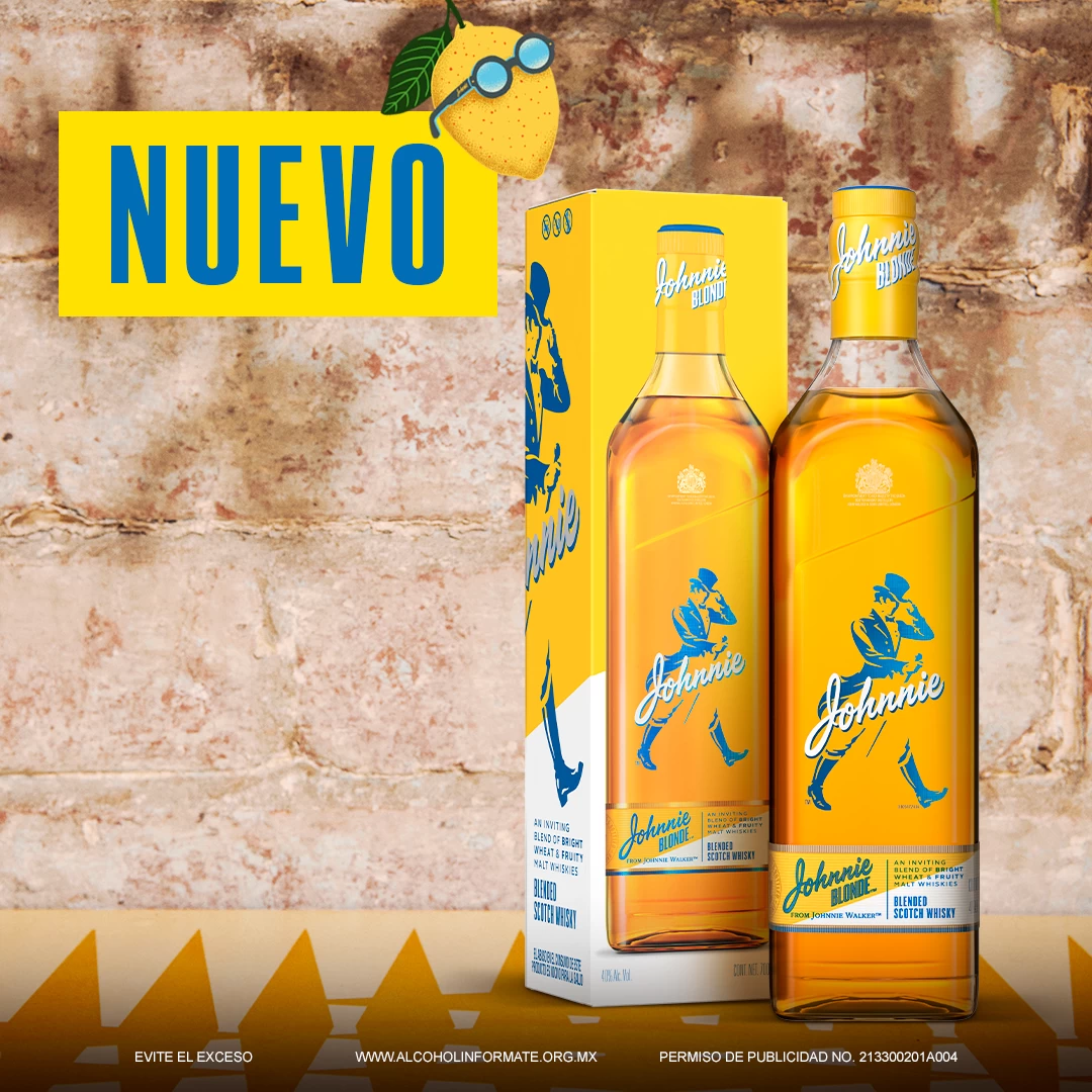 Whisky Johnnie Walker Blonde 700 ml. 2 Whisky Johnnie Blonde 700 ml.