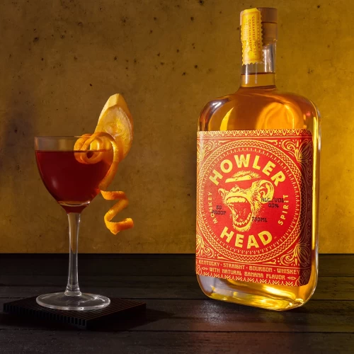 Whiskey Bourbon Howler Head De Platano 750 ml. + Hoodie 5 Whiskey Bourbon Howler Head De Platano 750 ml.