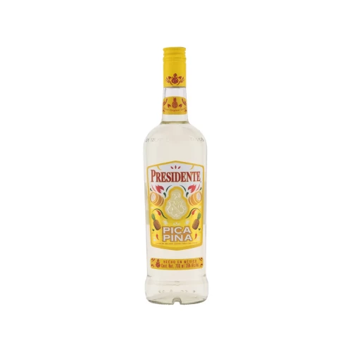 Sampieri 36 Licor de Brandy Presidente Pica Piña 700 ml.