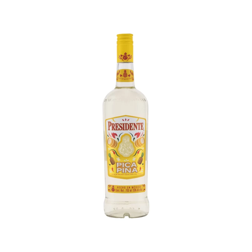 Licor de Brandy Presidente Pica Piña 700 ml. 1 Licor de Brandy Presidente Pica Piña 700 ml.