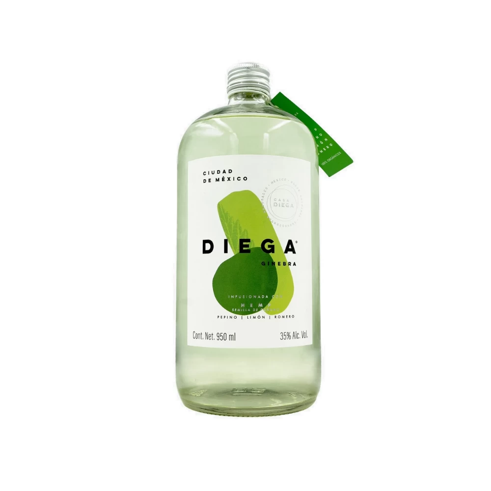 Ginebra Diega Verde 950 ml. 1 Ginebra Diega Verde 950 ml.