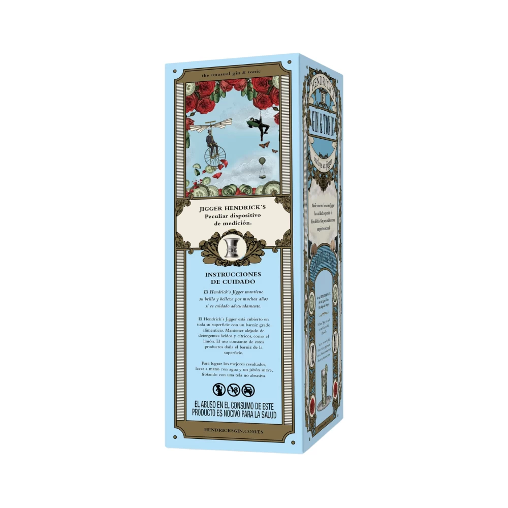 Ginebra Hendricks 750 ml. + Jigger 2 Ginebra Hendricks 750 ml. + Jigger