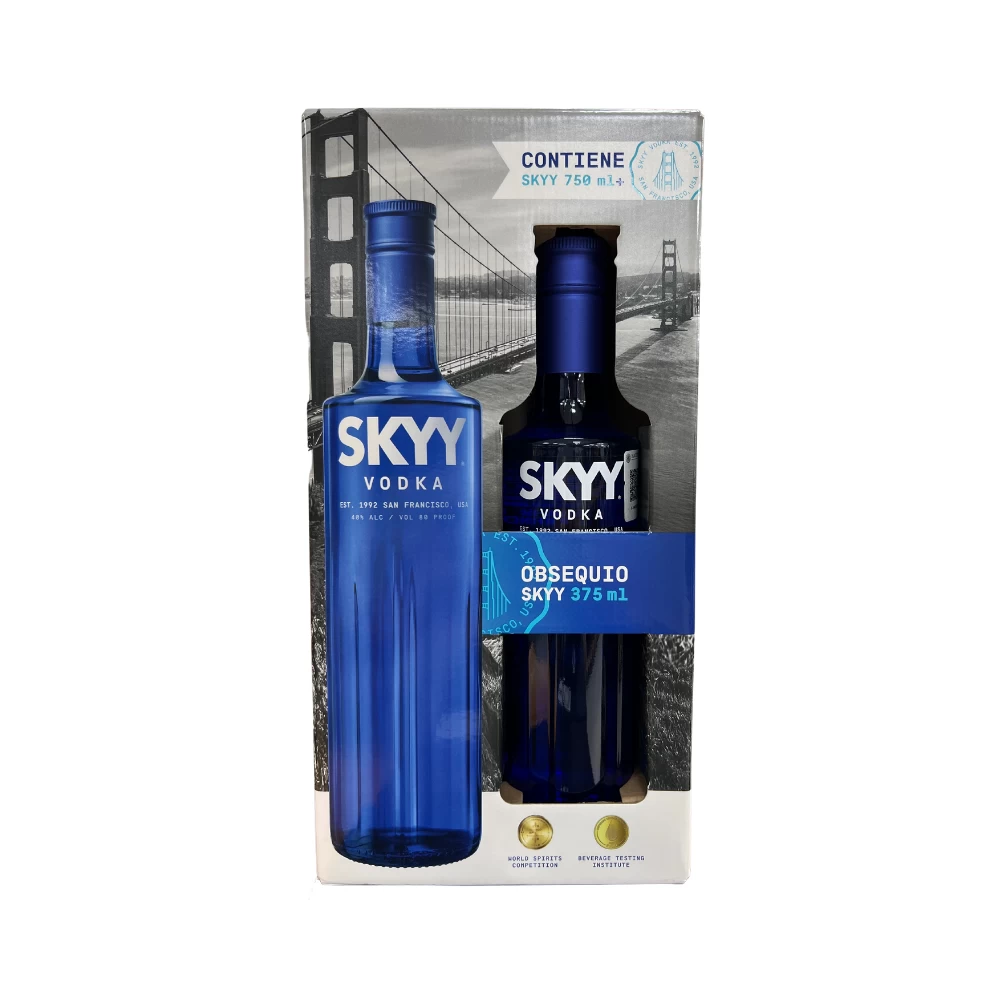 Vodka Skyy 750 ml. + 375 ml. 1 Vodka Skyy 750 ml. + 375 ml.