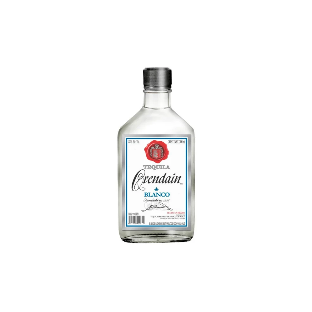 Tequila Orendain Blanco 200 ml. 1 Tequila Orendain Blanco 200 ml.