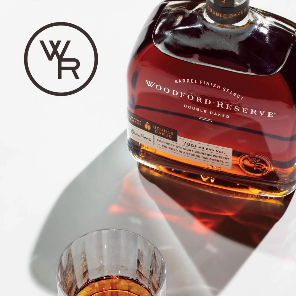 Whiskey Woodford Double Oaked 700 ml. 2 Whiskey Woodford Double Oaked 700 ml.