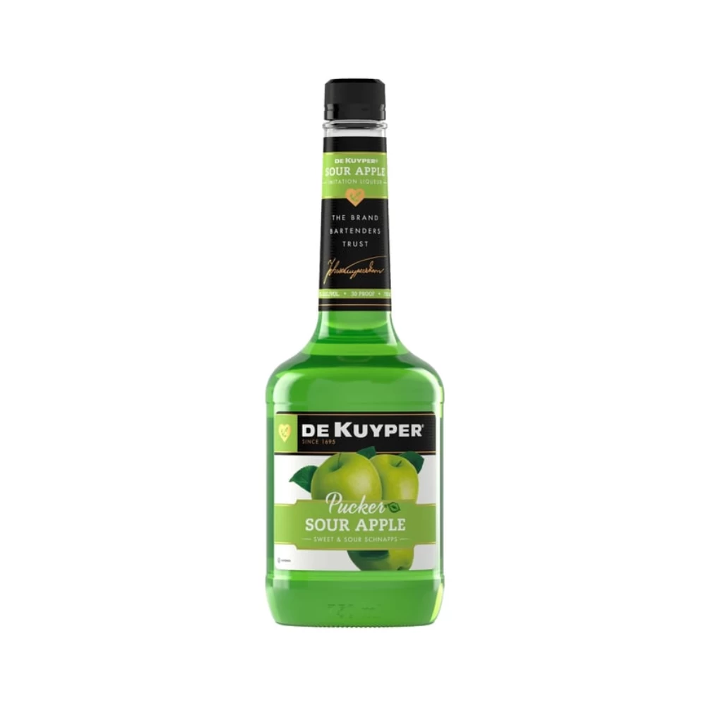 Licor Dekuyper Sour Apple Pucker 750 ml. 1 Licor Dekuyper Sour Apple Pucker 750 ml.