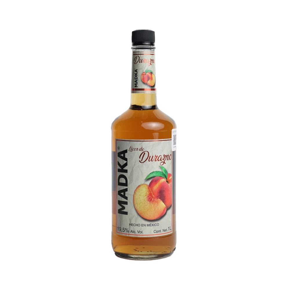 Licor Madka de Durazno 1000 ml. 1 Licor Madka de Durazno 1000 ml.