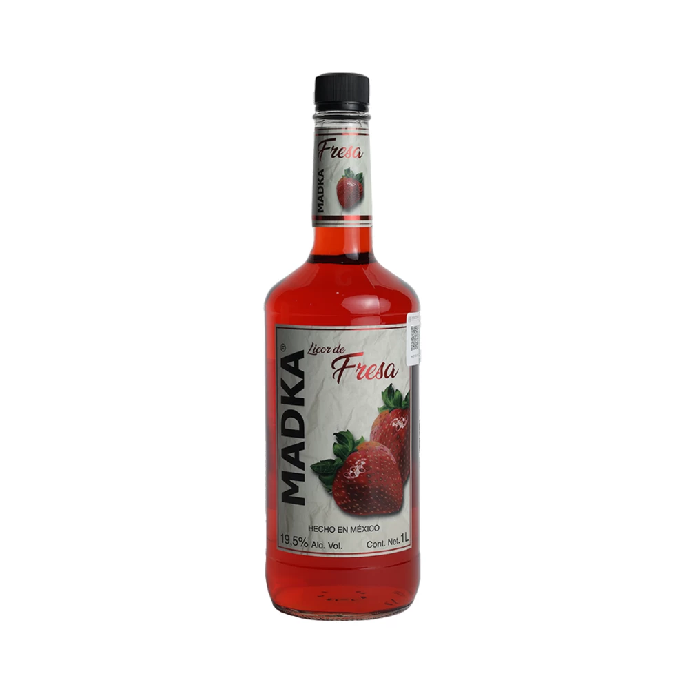 Licor Madka de Fresa 1000 ml. 1 Licor Madka de Fresa 1000 ml.