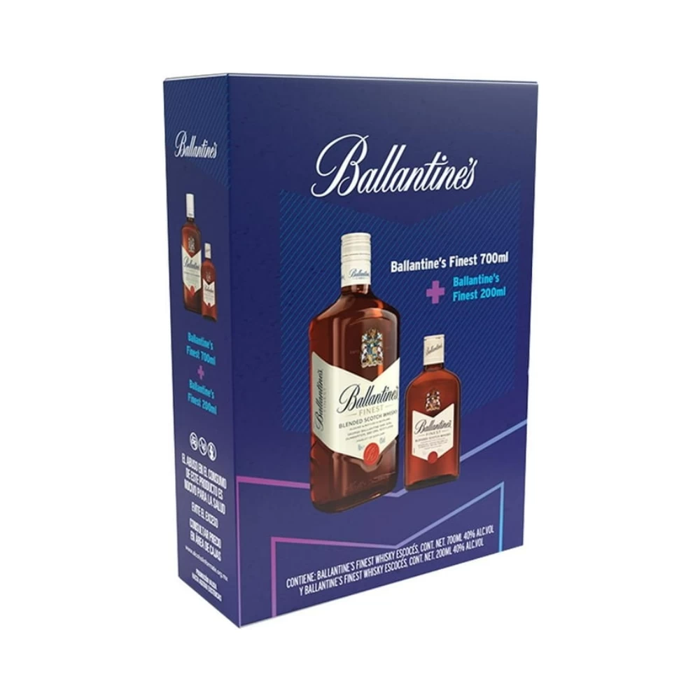 Whisky Ballantines Finest 700 ml. + 200 ml. 1 Whisky Ballantines Finest 700 ml. + 200 ml.