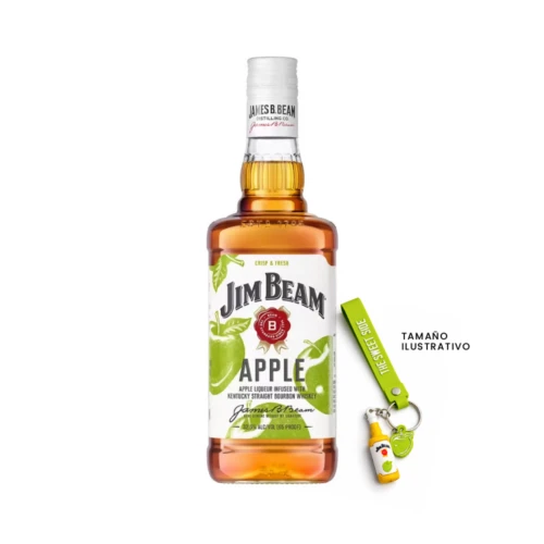 Sampieri 44 Licor Jim Beam Apple 700 ml. + Llavero