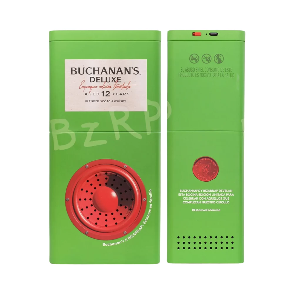Whisky Buchanans 12 Años 750 ml. + Amplificador Bizarrap 1 Whisky Buchanans 12 Años 750 ml. + Amplificador Bizarrap