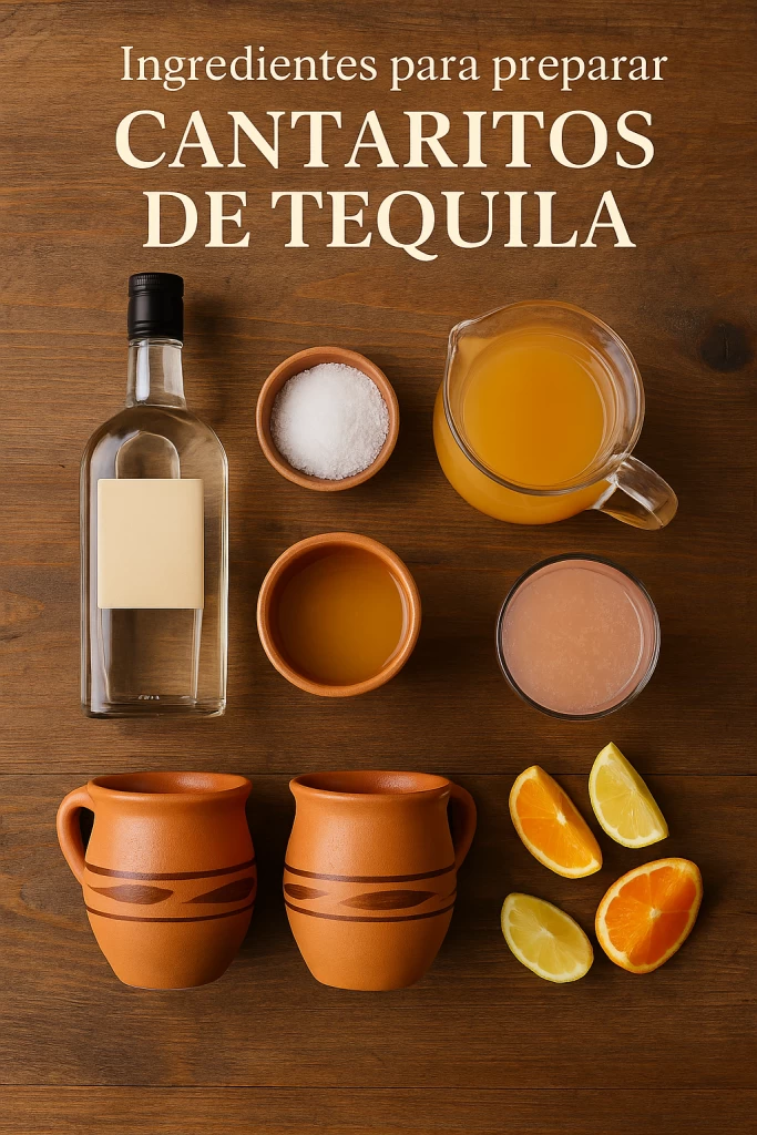 👉 Cómo Preparar Cantaritos con Tequila: Receta Paso a Paso 2 Ingredientes para preparar cantaritos de tequila