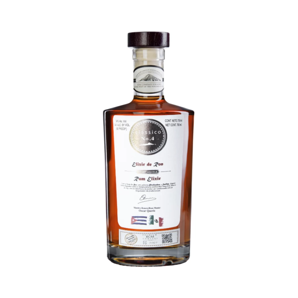 Ron Classico No. 4 Elixir de Ron 750 ml. 1 Ron Classico No. 4 Elixir de Ron 750 ml.