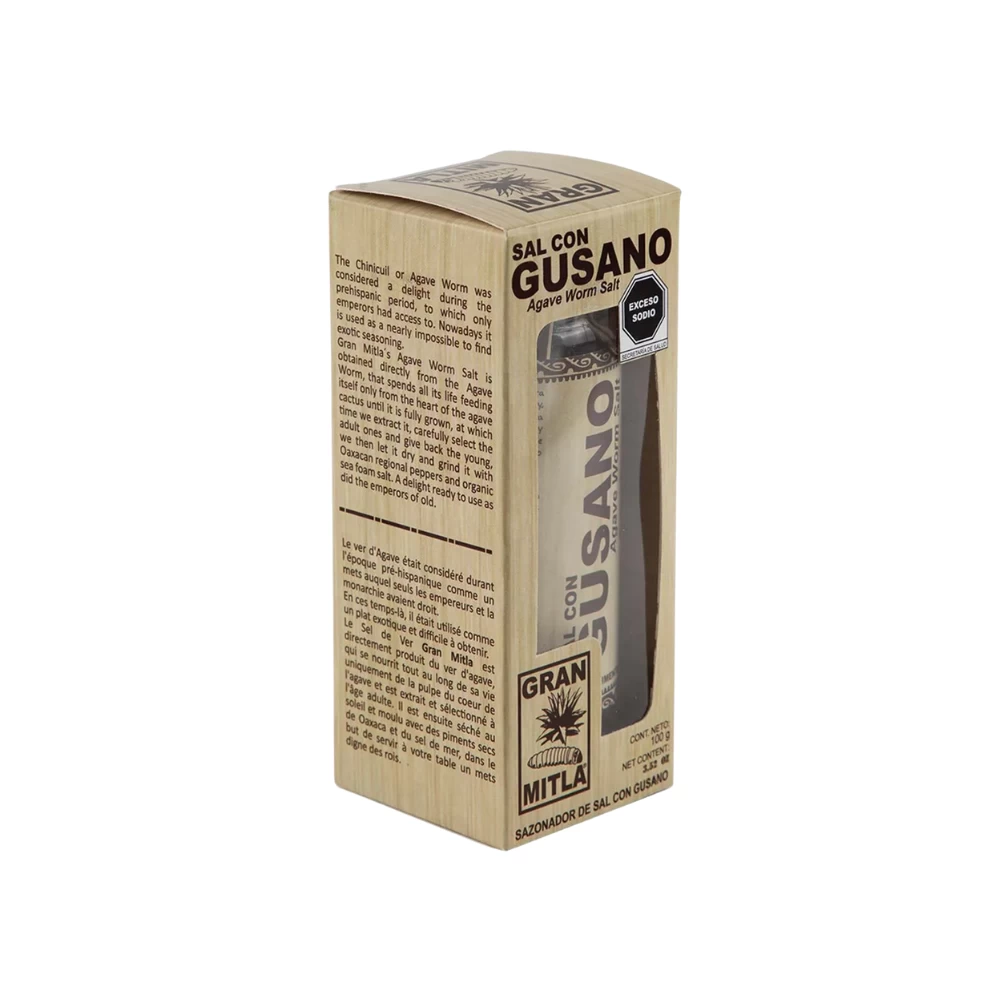 Sal de Gusano Gran Mitla de Maguey 100 gr. 2 Sal de Gusano Gran Mitla de Maguey 100 g.