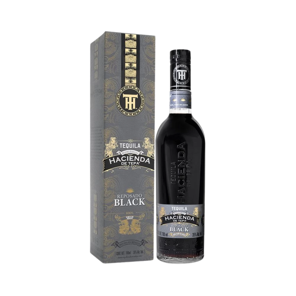 Tequila Hacienda de Tepa Reposado Black 700 ml. 1 Tequila Hacienda de Tepa Reposado Black 700 ml.