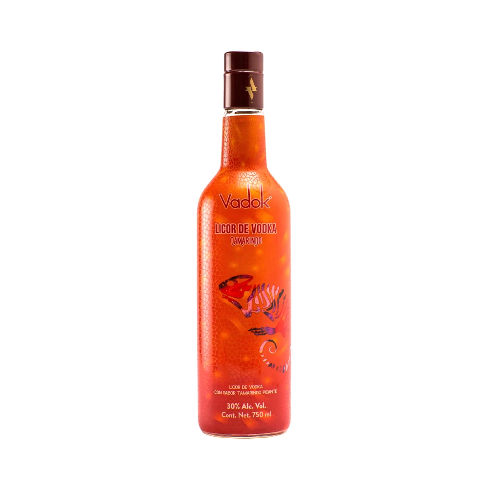 Licor De Vodka Vadok Tamarindo 750 ml. 1 Licor De Vodka Vadok Tamarindo 750 ml.
