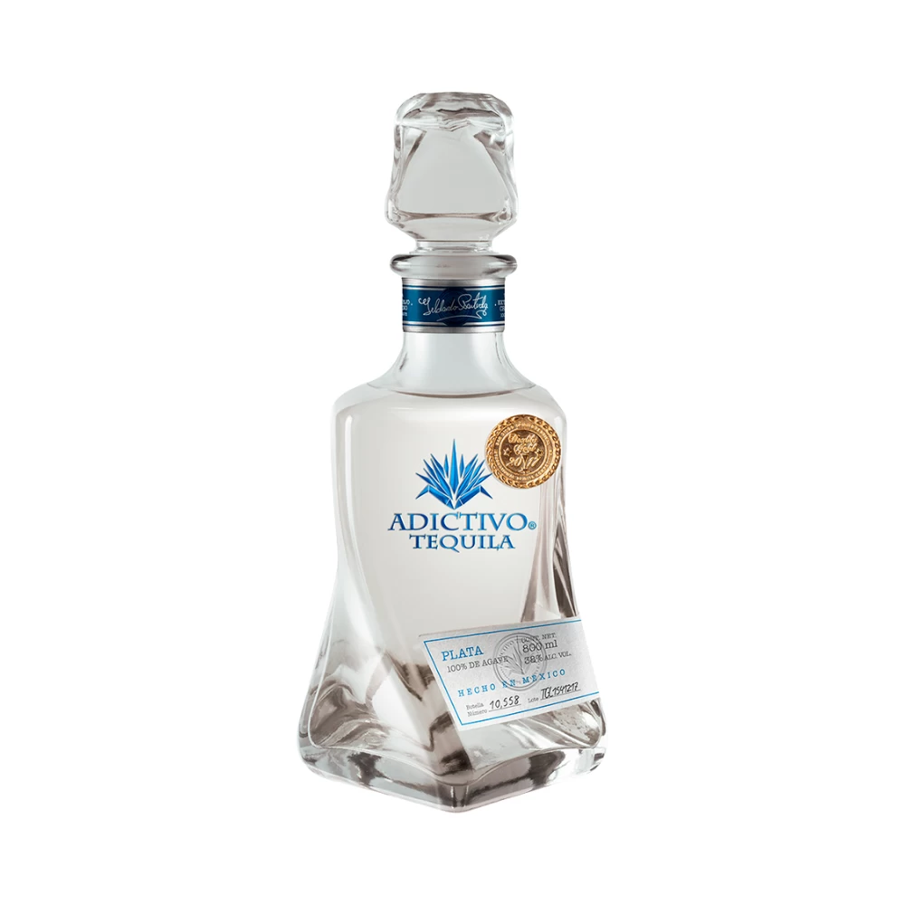Tequila Adictivo Plata 750 ml. 1 Tequila Adictivo Plata 750 ml.