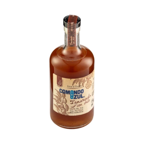 Licor con Tequila Comando Azul Tamarindo 750 ml. 3 Licor con Tequila Comando Azul Tamarindo 750 ml.