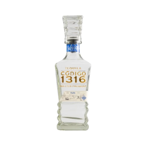 Tequila Codigo 1316 Plata 750 ml.
