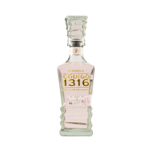 Tequila Codigo 1316 Plata Rosa 750 ml.