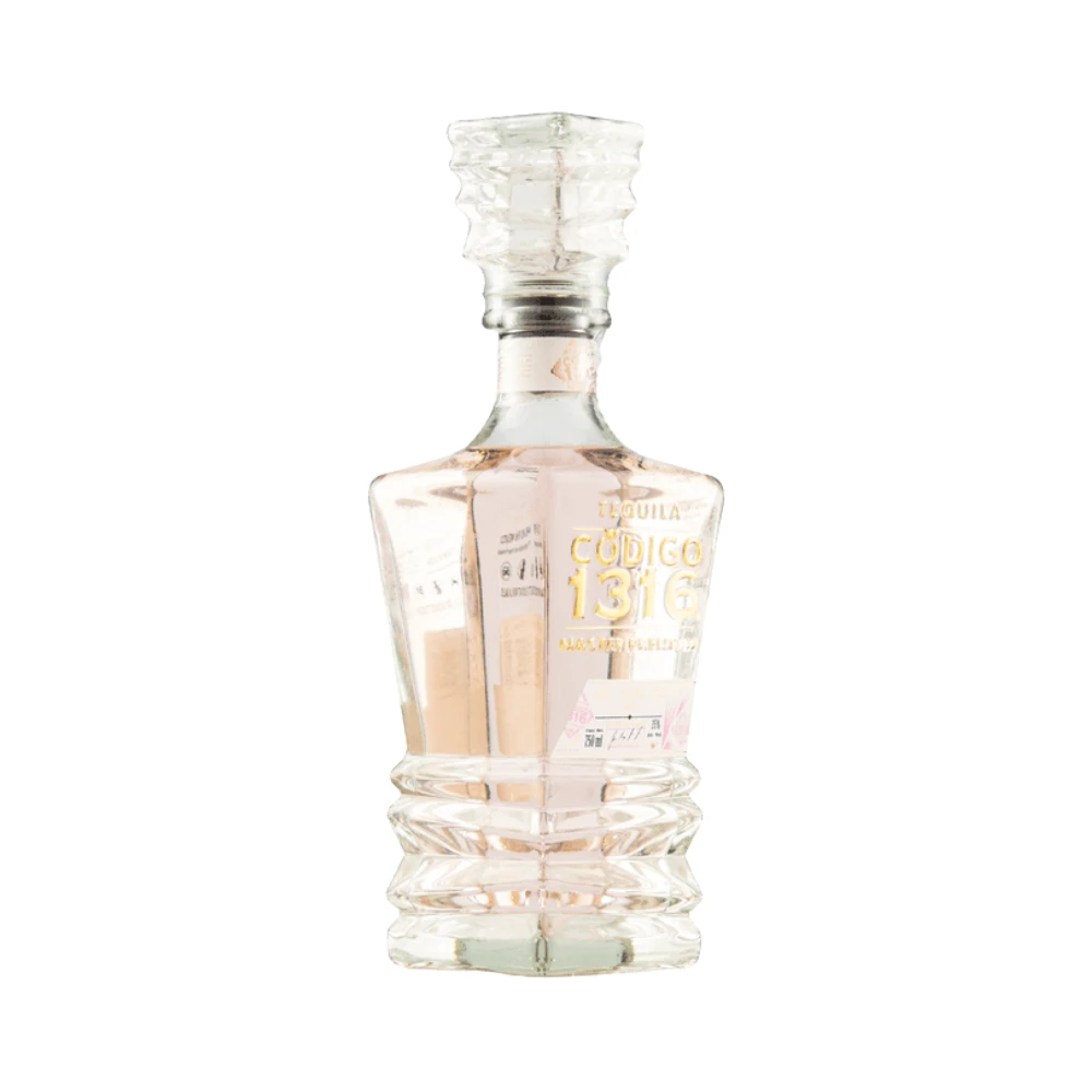 Tequila Codigo 1316 Plata Rosa 750 ml. 2 Tequila Codigo 1316 Plata Rosa 750 ml.