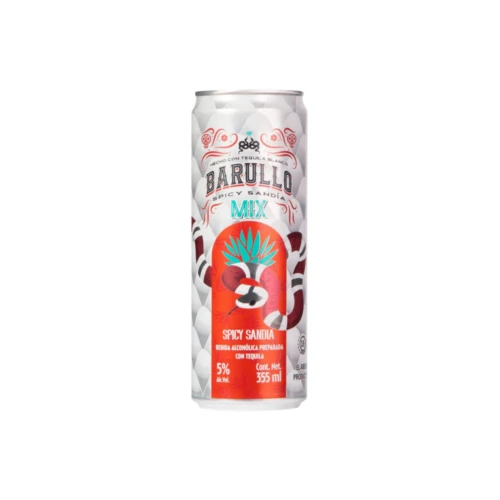 Bebida Barullo Mix Spicy Sandia 355 ml.