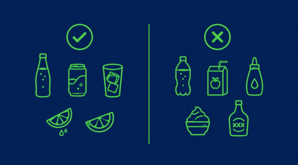 Bebidas que puedes tomar cuando estás a dieta: opciones bajas en calorías 2 Sampieri bebidas low carb tips